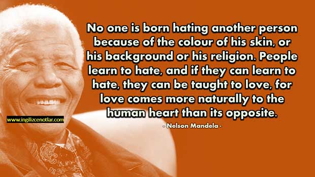 İngilizce-Nelson-Mandela-Hiç-kimse-başka-birinin-derisinin-renginden