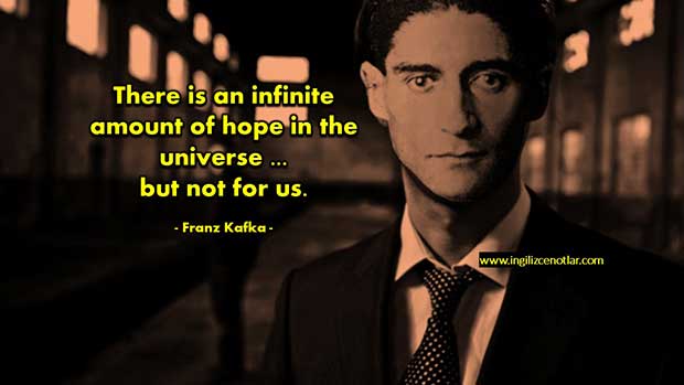 ingilizce-Franz-Kafka-Evrende-sonsuz-miktarda-umut-var
