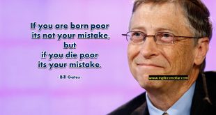 Bill Gates - Eğer fakir olarak