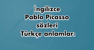 İngilizce-Pablo-Picasso-sözleri