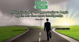 Henry Ford - Başarısızlık, tekrar başlamak için yeni bir fırsattır...