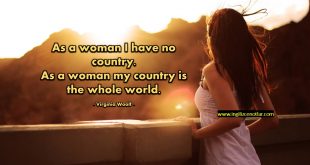 Virginia Woolf - Bir kadın olarak benim ülkem yoktur...